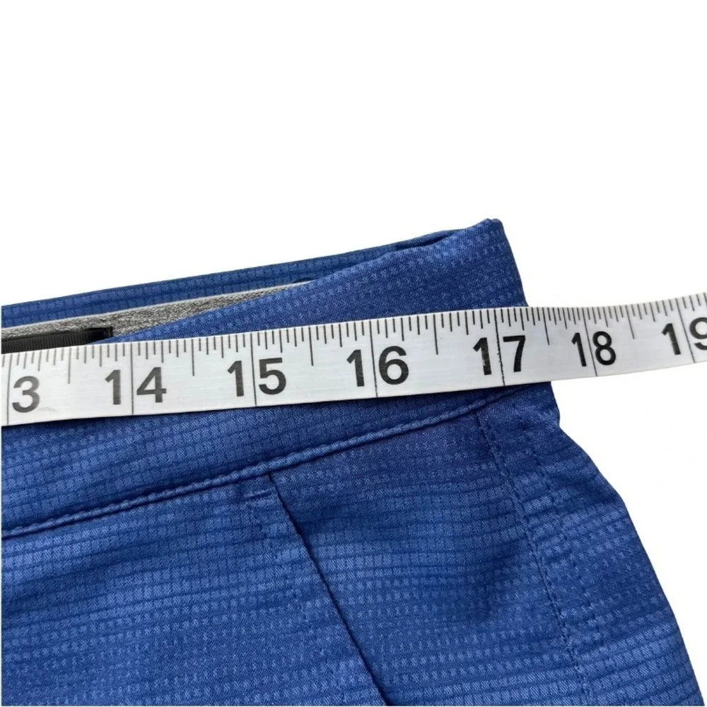 Greg Norman Performance‎ Golf Shorts Blue Size 34 NWT Stretch Moisture-Wicking